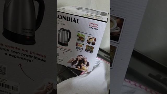 Chaleira Elétrica Mondial 2 litros inox modelo CE-06 смотреть онлайн