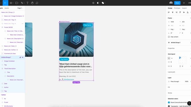 Figma UI Design - Auto Layout & Boolean Property for Components (Quick Example) смотреть онлайн