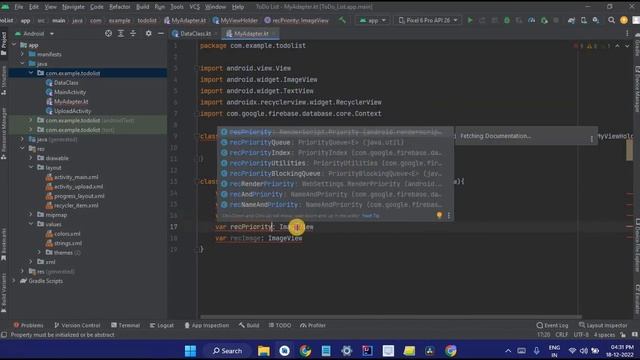 Retrieve Data from Firebase Realtime Database and Display in RecyclerView | Android Studio - Kotlin смотреть онлайн