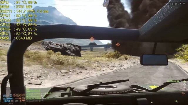 i5 6500 & Gigabyte GTX 1070 G1 - Battlefield 4 Ultra settings смотреть онлайн