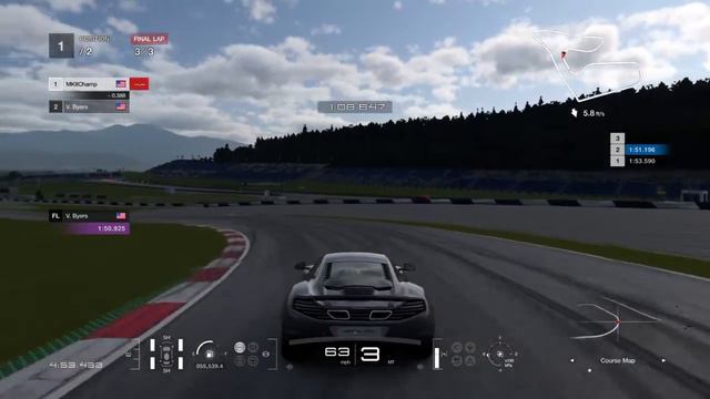 Gran Turismo® 7_20220408..McLaren MP4-12C gameplay and replay @ Redbull Ring смотреть онлайн
