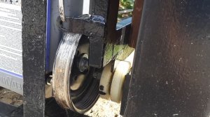 Откатные ворота с автоматикой своими руками. Привод на тросу.