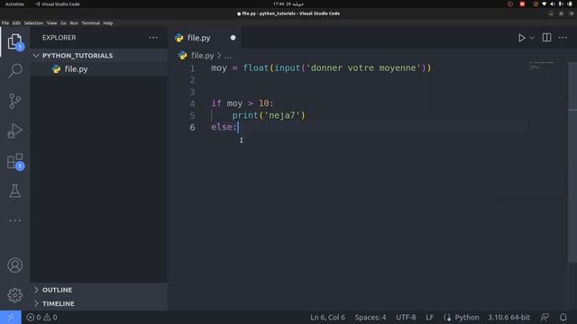 7-Conditions in Python смотреть онлайн
