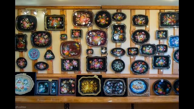 Жостовская роспись смотреть онлайн