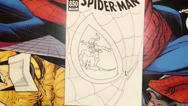 Amazing Spider-Man 850 Green Goblin Spider-Man sketch смотреть онлайн