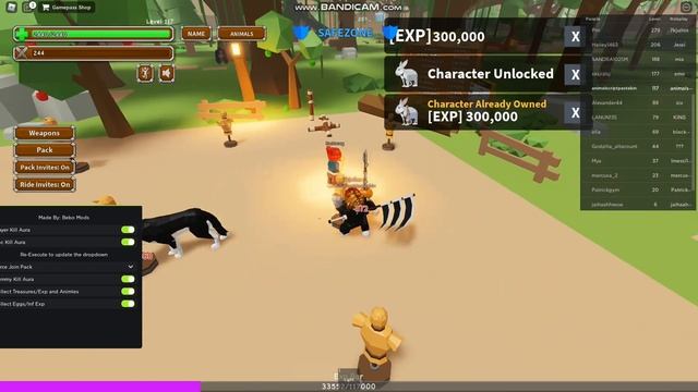 Animal Simulator Script (PASTEBIN) | Get All Animals | Unlimited XP | And More смотреть онлайн