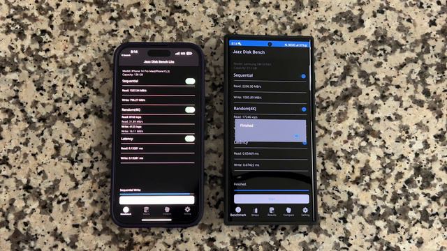 iPhone 14 Pro Max vs Samsung Galaxy S23 Ultra Storage Speed Test смотреть онлайн