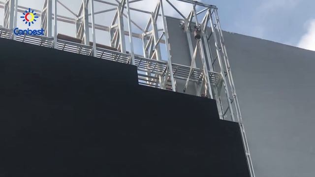 300 Square Meters Fixed Outdoor LED Display Screen Was Installed in Zhengzhou Airport Hotel смотреть онлайн