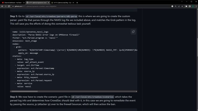 How to use CrowdSec on OPNSense including a NAXSI WAF integration. смотреть онлайн