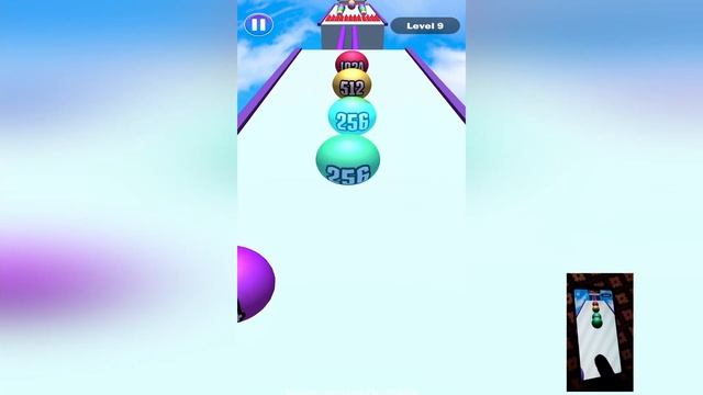 Ball Run 2048 - Merge Race 2248 Number Puzzle Run - Gameplay Walkthrough - Levels 1-20 смотреть онлайн