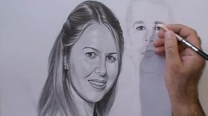 Портрет карандашом (растушевка, штриховка) Ritratto a matita.