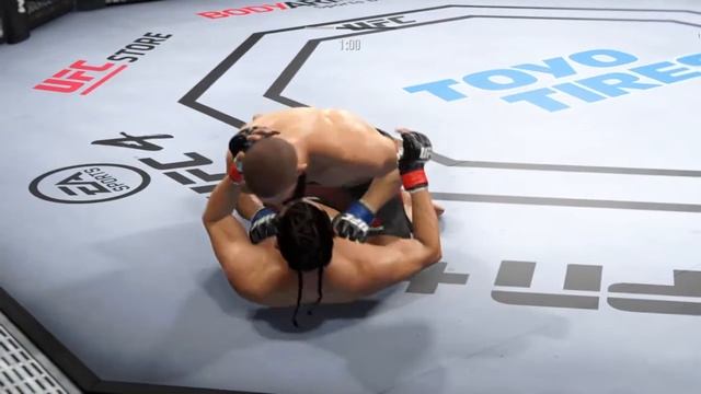 ХОРХЕ МАСВИДАЛ VS ХАМЗАТ ЧИМАЕВ UFC 4 CPU VS CPU смотреть онлайн