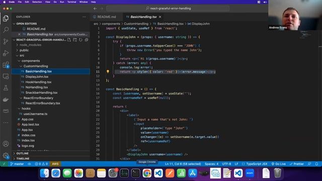 LogRocket Meetup: Graceful error handling in React смотреть онлайн