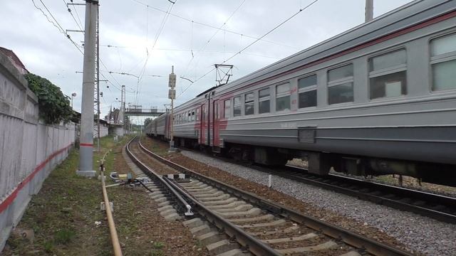 Электропоезд ЭД4МК-0024 станция Голицыно смотреть онлайн