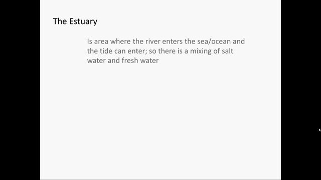 GCSE Geography help video 6: The Mouth and The Estuary смотреть онлайн