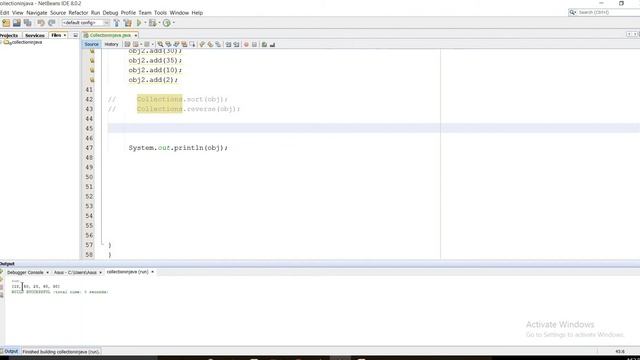 Collections function or algorithm in java смотреть онлайн