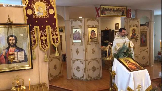 Четверг, 14 Января ЛИТУРГИЯ смотреть онлайн