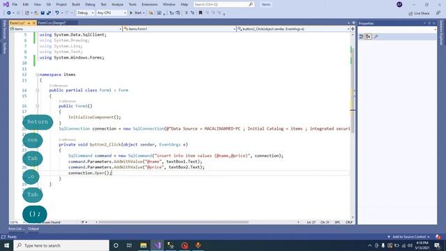 CRUD OPERATION in C# windows form application and SQL server смотреть онлайн