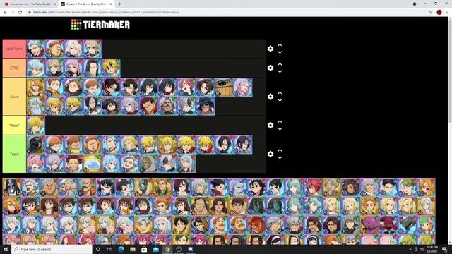 Stranger "of" Things & Tier List w/ BanTheFoxSin | Seven Deadly Sins: Grand Cross смотреть онлайн