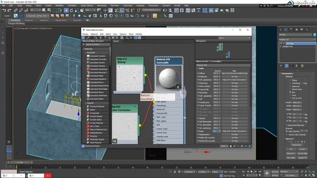 Создание 3Д визуализации интерьера Monokrox в 3D Max и Corona Render смотреть онлайн