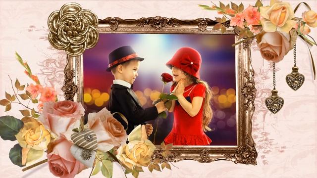 ДЕНЬ СВЯТОГО ВАЛЕНТИНА. Slideshow "Valentine's day". смотреть онлайн