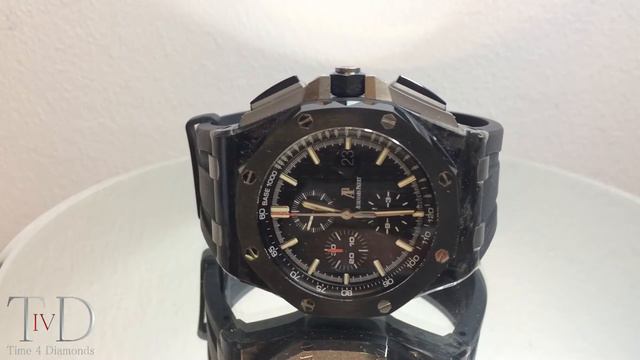 Audemars Piguet Royal Oak Offshore Chronograph Forged Carbon 26400AU.OO.A002CA.01 (T4D) watch revie смотреть онлайн