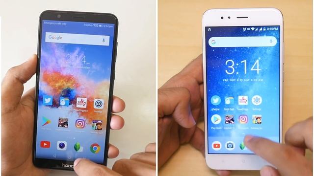 Mi A1 vs Honor 7X SPEEDTEST COMPARISON! смотреть онлайн