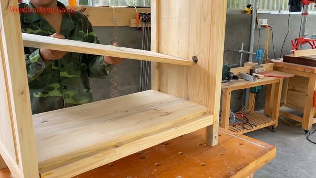 A Very Nice Shoe Cabinet || Unique Wooden Furniture Design Ideas смотреть онлайн