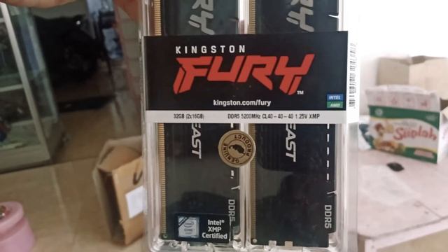 UNBOXING RAM DDR5 KINGSTON FURY BEAST 5200 MHz - rakit PC DDR5 merk MSI, INTEL i7 Gen 12 ALDER LAKE смотреть онлайн
