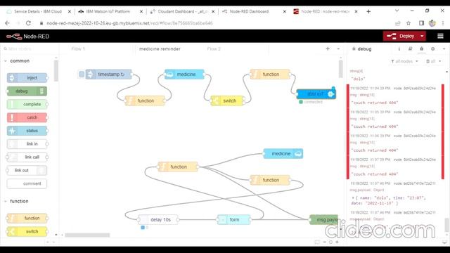 medicine reminder application using iot|node-red | wokwi | mit app inventor| ibm guided project. смотреть онлайн