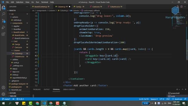 #5 DRAG & DROP COLUMNS - MERN STACK BUILD TRELLO FROM SCRATCH FOR BEGINNERS смотреть онлайн