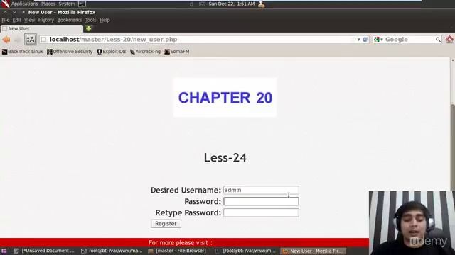SQL Injection Master Course - Lecture 36 - Second Order Injection with Filters смотреть онлайн