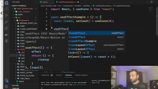 React Bangla Tutorial 39 : React Hooks | useEffect смотреть онлайн