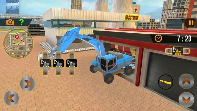 Train Station Construction Simulator Game - Railway Builder Operator - Android Gameplay смотреть онлайн