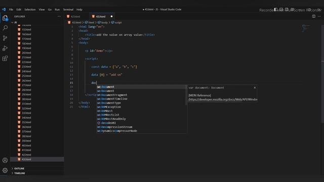 Add the values on array in || java script смотреть онлайн