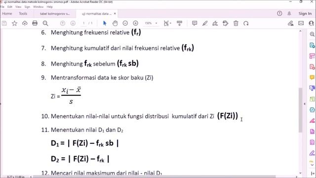 uji normalitas data dengan metode kolmogorov smirnov di excel dan Spss смотреть онлайн