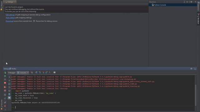 Setting up PyCharm debugging of MotionBuilder смотреть онлайн