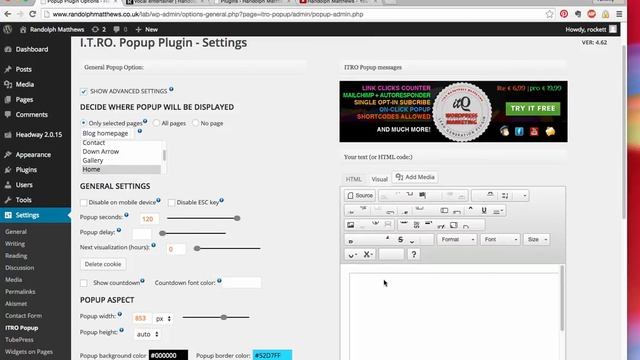 Pop Up Video box - Wordpress Plugin ITRO Tutorial смотреть онлайн