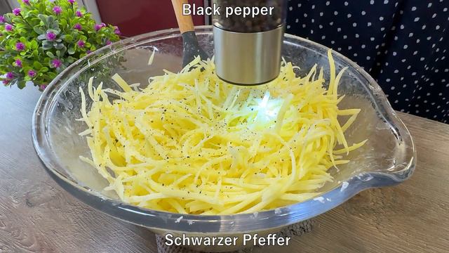 Wenn Sie 3 Kartoffeln und 2 Eier haben! Kartoffeln mit Zwiebeln sind schmackhafter als Fleisch! TOP смотреть онлайн
