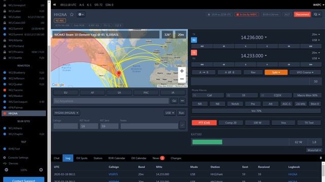 W4IPC working DX from HH2AA with RHR смотреть онлайн