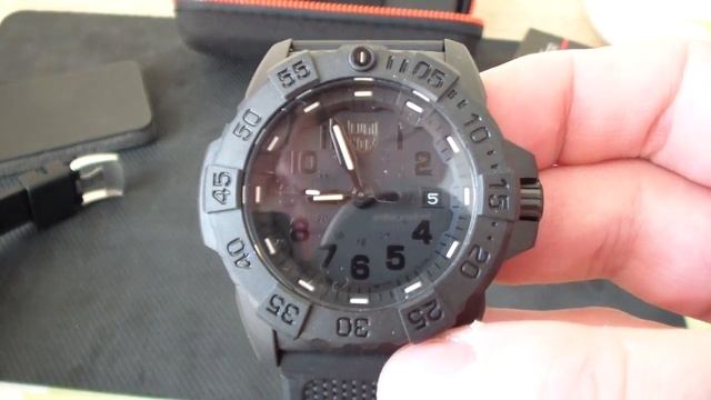 Luminox 3501 Blackout Черное на черном и с тритием