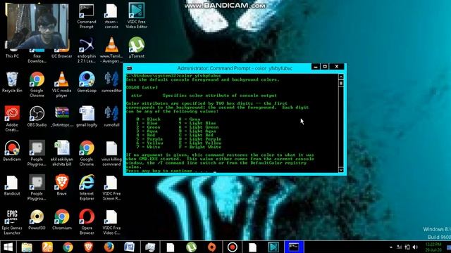 how to change text color in cmd смотреть онлайн