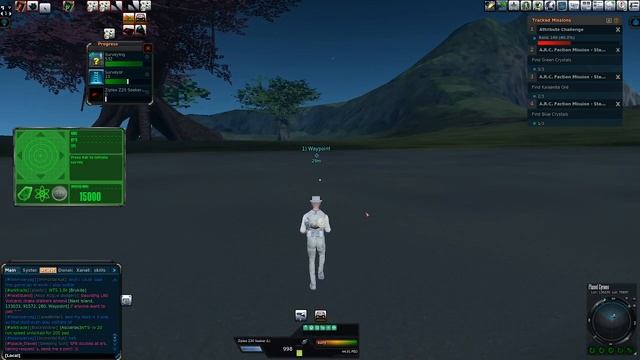 Mining run on Planet Cyrene, Entropia Universe using Ziplex Z20 Seeker Unamped смотреть онлайн