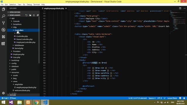 How to Fetch Data in Laravel using Resource Controller - Step 7 смотреть онлайн
