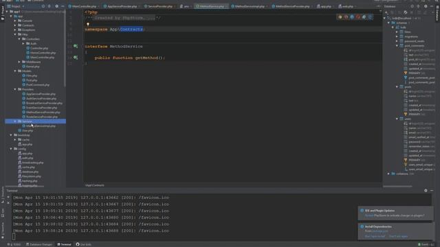 Laravel 06 Contracts, DI, ServicesProviders, Middleware смотреть онлайн