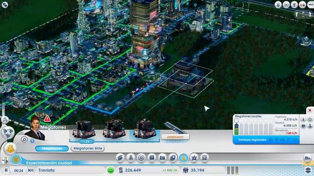 Jugando SimCity Ciudades del Mañana 5 смотреть онлайн