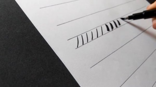 ЛЕТТЕРИНГ - простые правила (ручкой и брашпеном) ? LETTERING ДЛЯ НАЧИНАЮЩИХ за 5 минут ✅ Часть 1