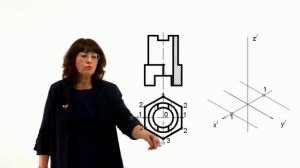 Построение 3 вида детали с разрезами и её аксонометрии.mp4