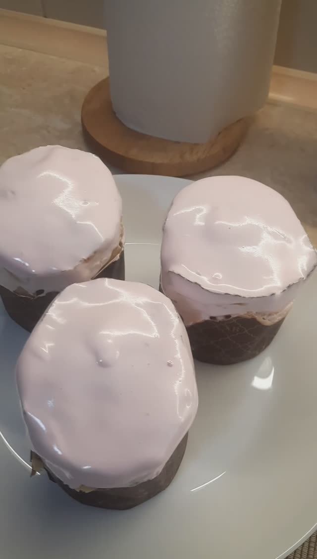 Пасхальный кулич ??? ЧАСТЬ 4. Делаем глазурь