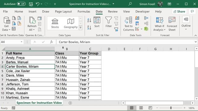 Focus on Sound - Editing an Excel file for batch student import смотреть онлайн